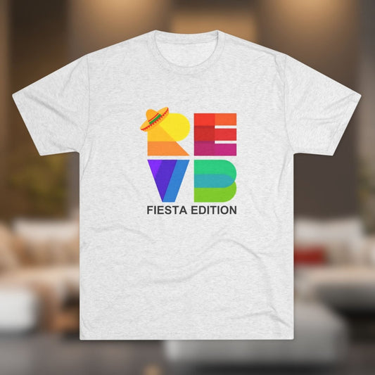 REVB Cubed Big Fiesta Edition Tri - Blend Tee - T-Shirt | ShirtyAgents