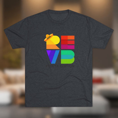 REVB Cubed Big Fiesta Edition Tri - Blend Tee - T-Shirt | ShirtyAgents