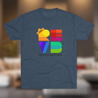 REVB Cubed Big Fiesta Edition Tri - Blend Tee - T-Shirt | ShirtyAgents