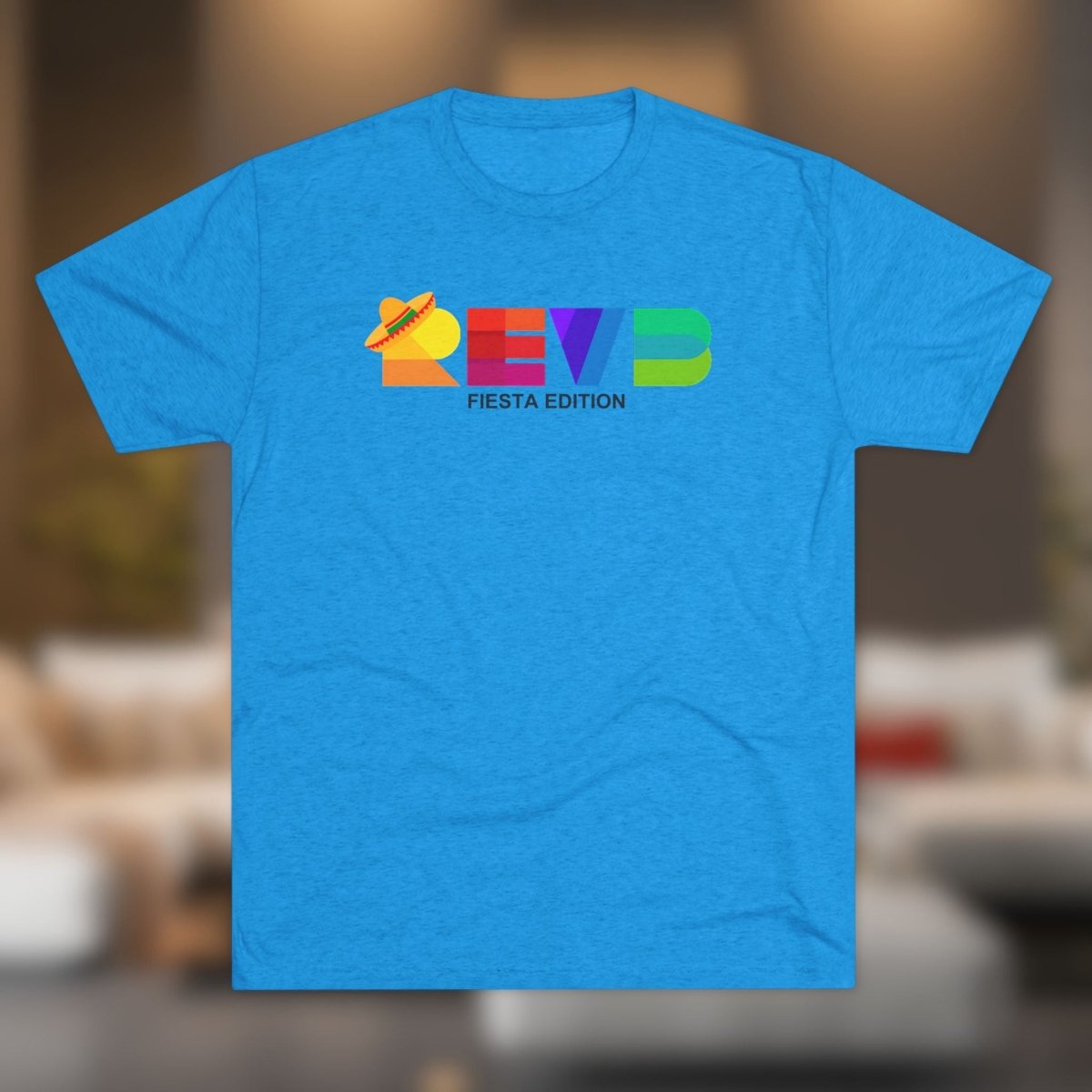 REVB Sombrero Fiesta Edition Tri - Blend Tee - T-Shirt | ShirtyAgents