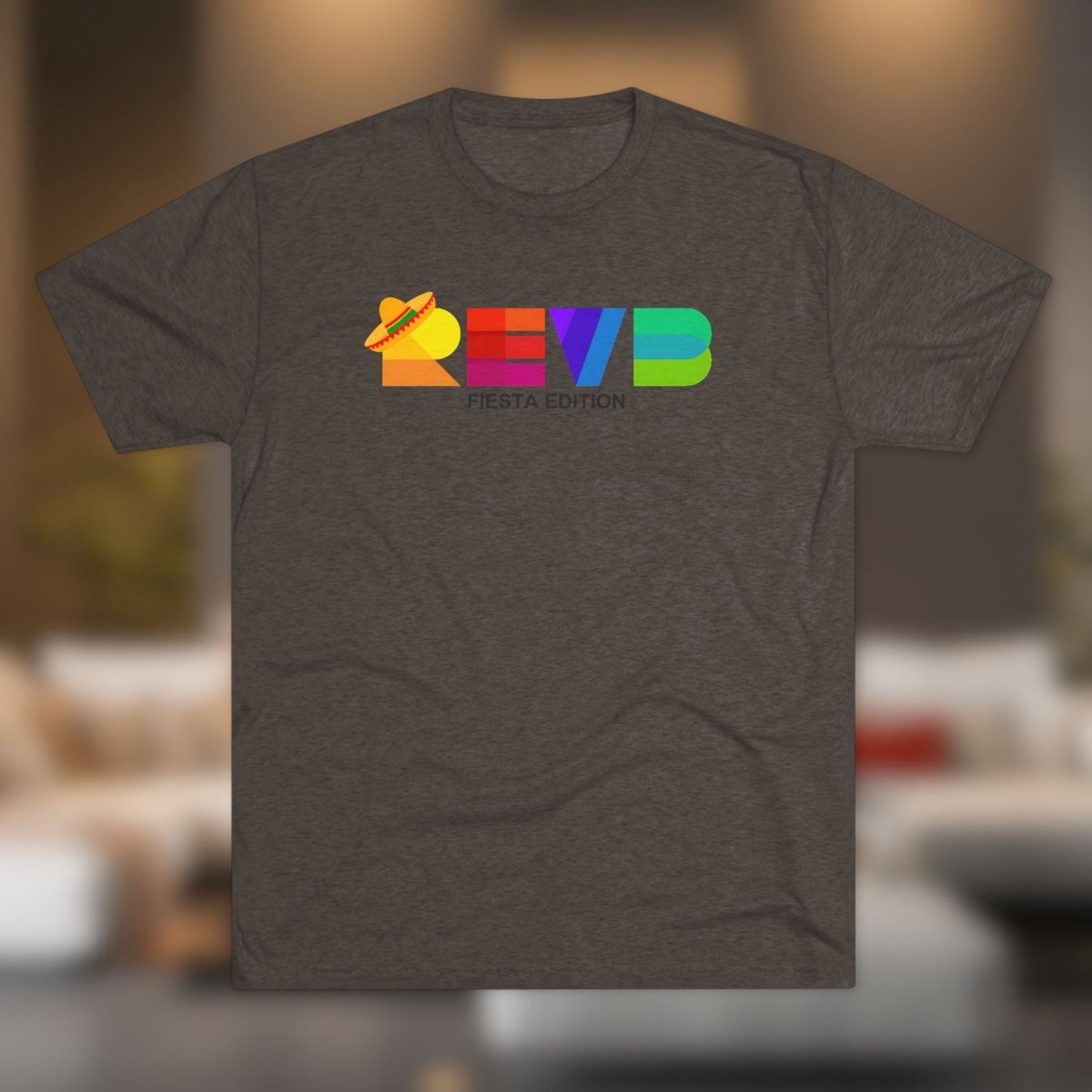 REVB Sombrero Fiesta Edition Tri - Blend Tee - T-Shirt | ShirtyAgents