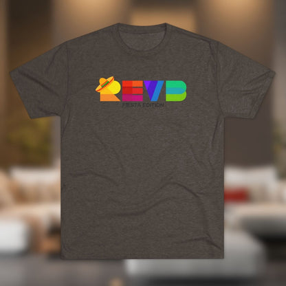 REVB Sombrero Fiesta Edition Tri - Blend Tee - T-Shirt | ShirtyAgents