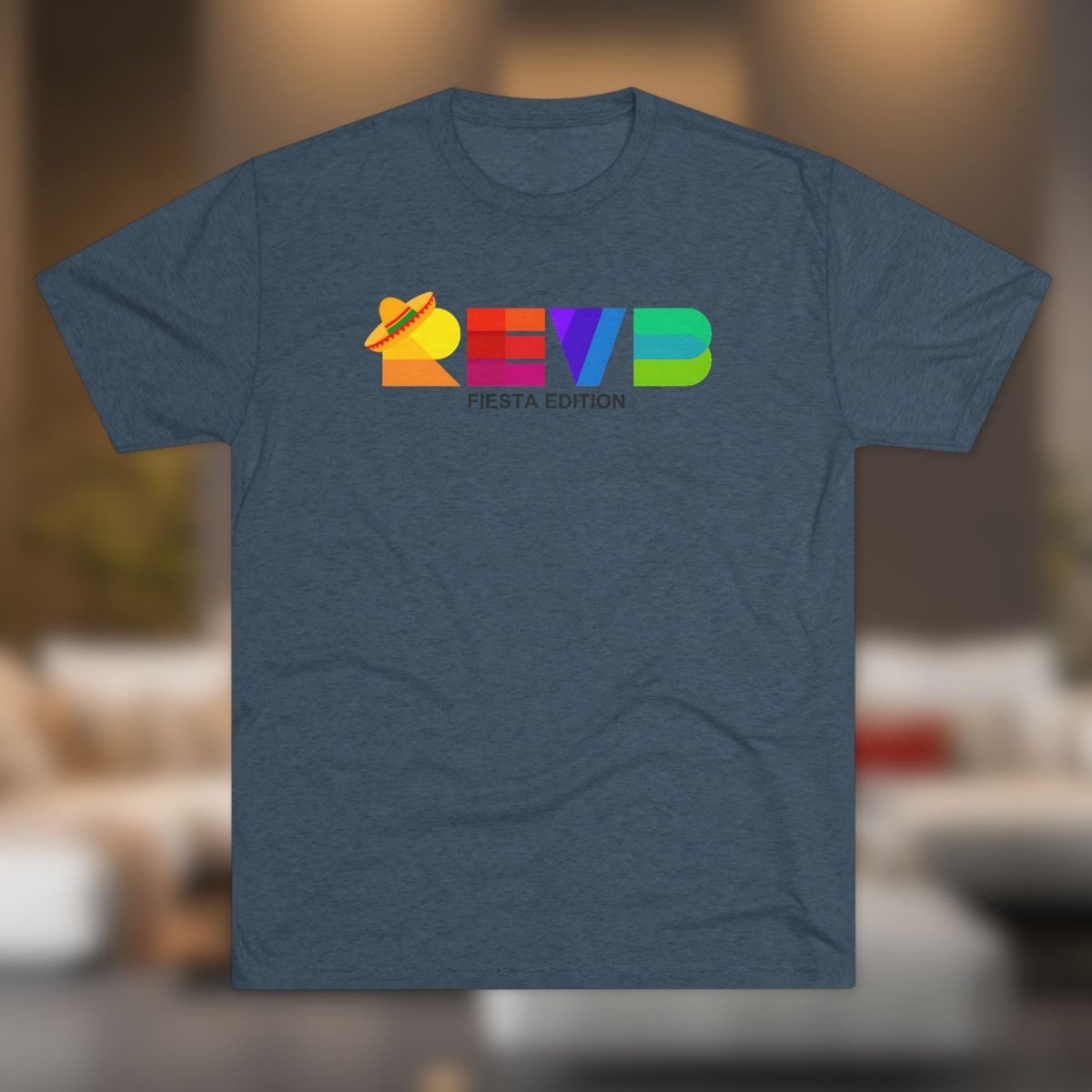 REVB Sombrero Fiesta Edition Tri - Blend Tee - T-Shirt | ShirtyAgents
