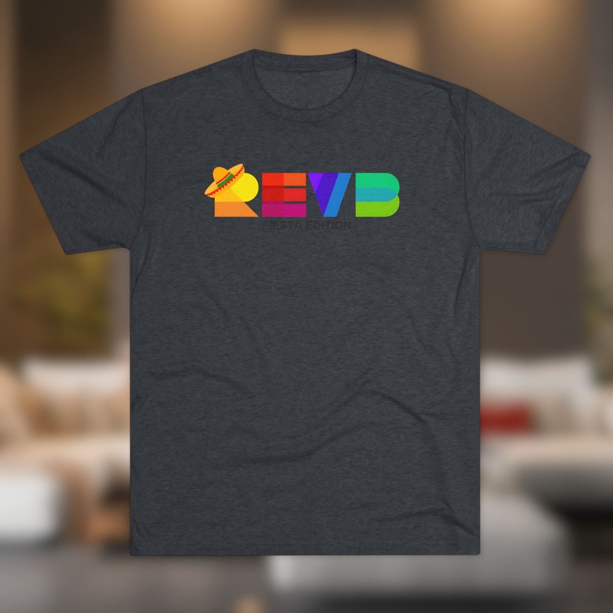 REVB Sombrero Fiesta Edition Tri - Blend Tee - T-Shirt | ShirtyAgents