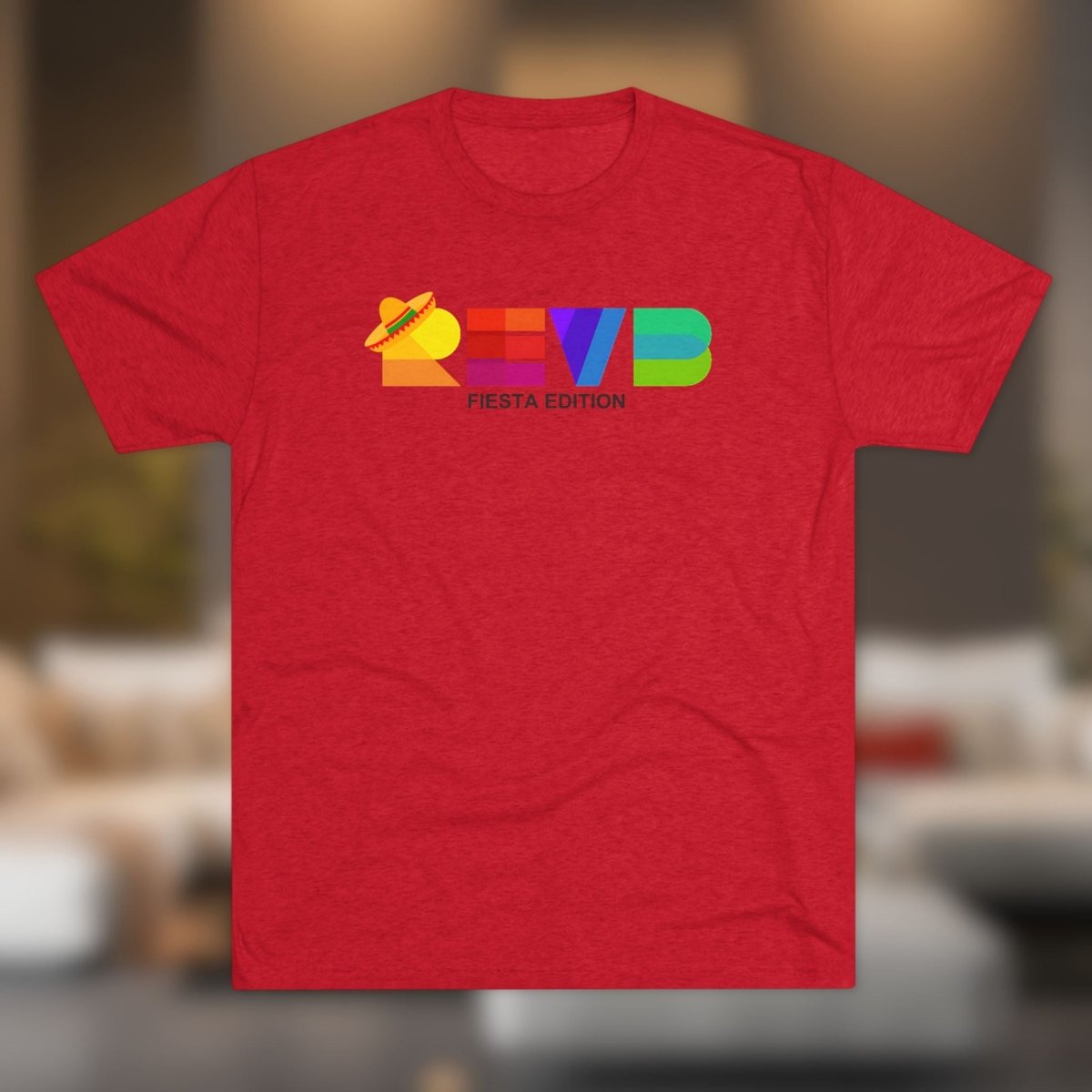 REVB Sombrero Fiesta Edition Tri - Blend Tee - T-Shirt | ShirtyAgents