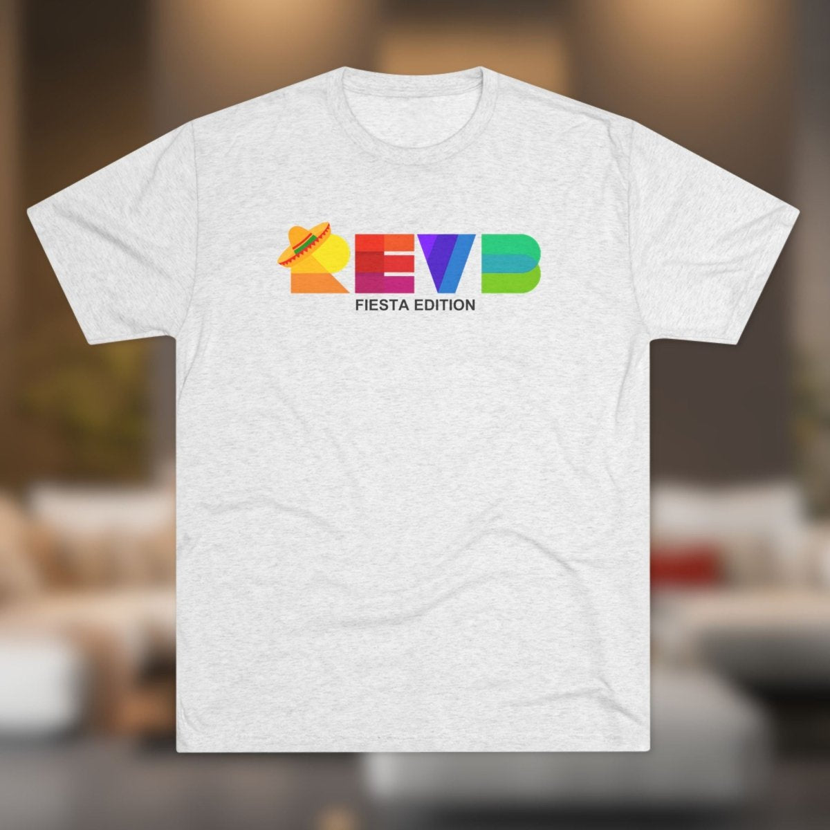 REVB Sombrero Fiesta Edition Tri - Blend Tee - T-Shirt | ShirtyAgents