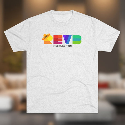 REVB Sombrero Fiesta Edition Tri - Blend Tee - T-Shirt | ShirtyAgents
