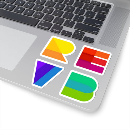REVB Square Color Pop Stickers - Paper products | ShirtyAgents