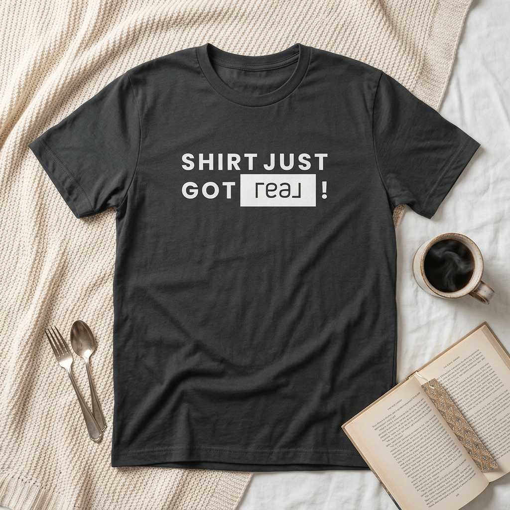 Shirt Just Got REAL | Soft Premium Tee - T-Shirt | ShirtyAgents