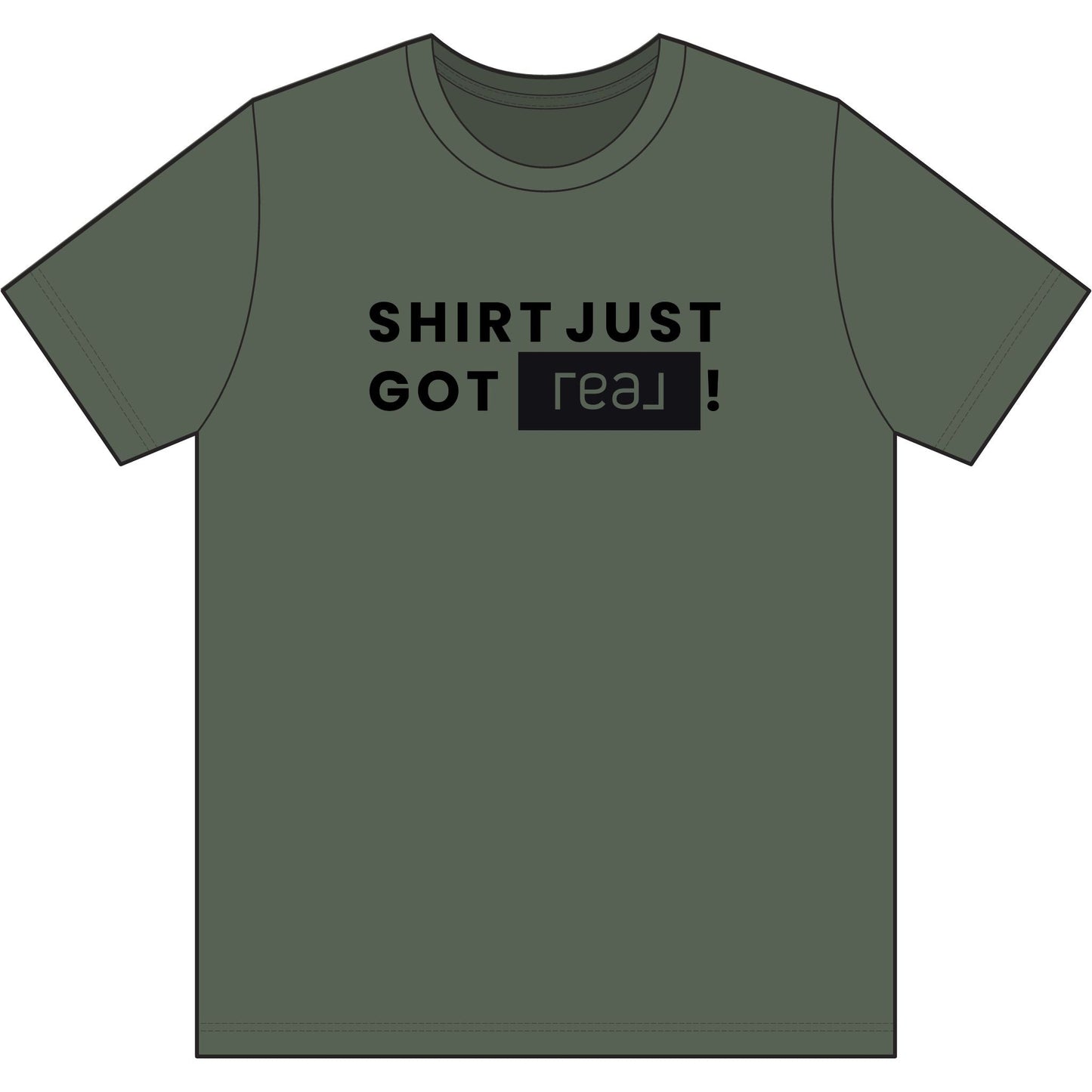 Shirt Just Got REAL | Soft Premium Tee - T-Shirt | ShirtyAgents