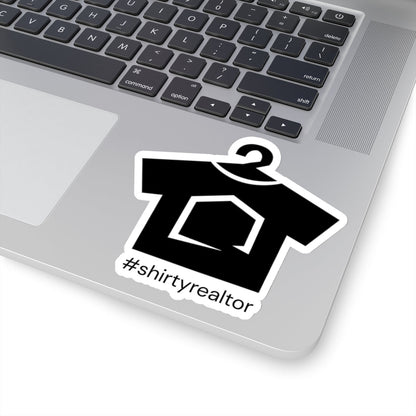 ShirtyRealtor Logo Sticker (Black) - Paper products | ShirtyAgents