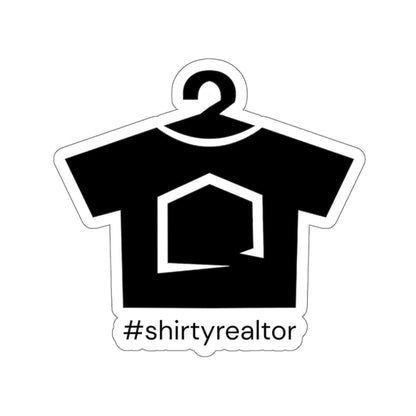 ShirtyRealtor Logo Sticker (Black) - Paper products | ShirtyAgents