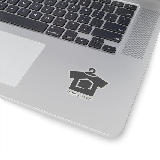 ShirtyRealtor Logo Sticker (Black) - Paper products | ShirtyAgents