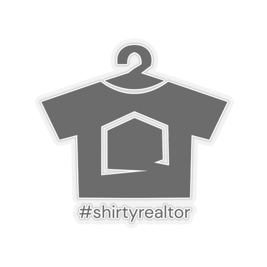ShirtyRealtor Logo Sticker (Black) - Paper products | ShirtyAgents