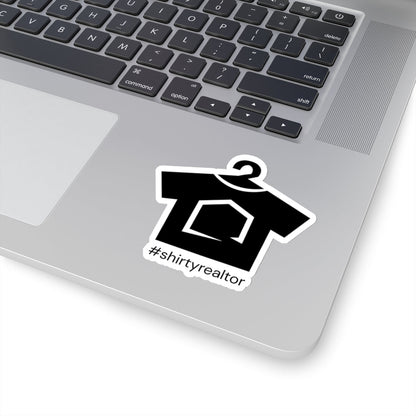 ShirtyRealtor Logo Sticker (Black) - Paper products | ShirtyAgents