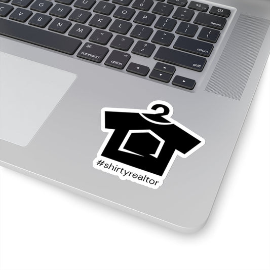ShirtyRealtor Logo Sticker (Black) - Paper products | ShirtyAgents