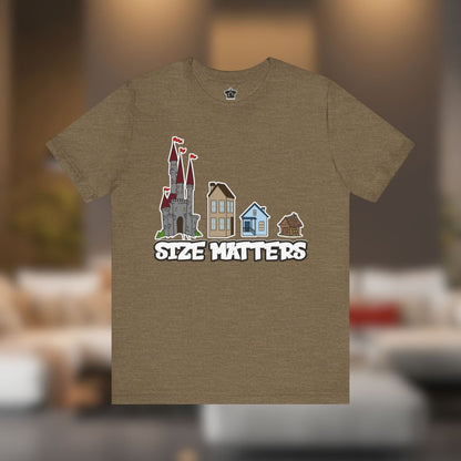 Size Matters – The Real Estate Perspective Tee - T-Shirt | ShirtyAgents