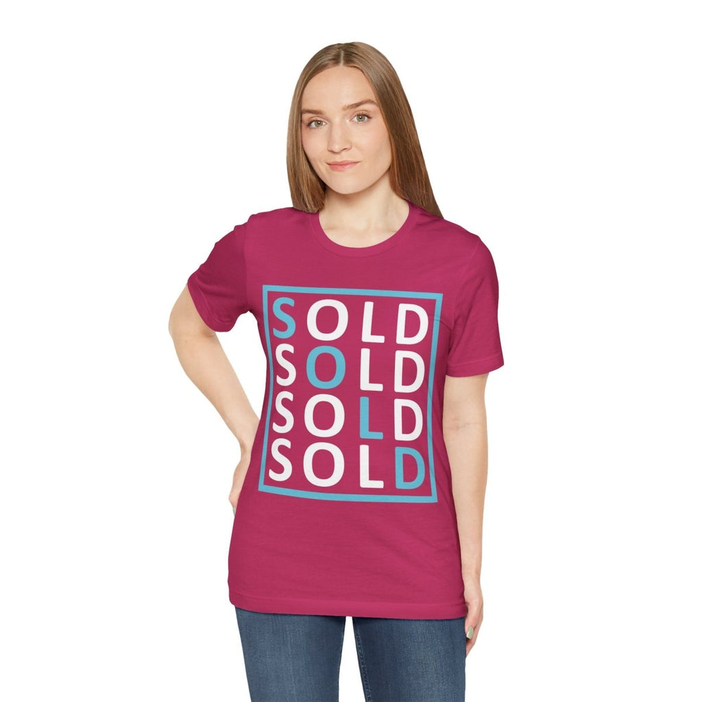 Sold 4 Ways Unisex Jersey Short Sleeve Tee - T-Shirt | ShirtyAgents