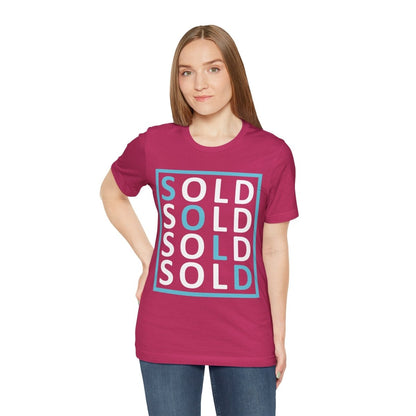 Sold 4 Ways Unisex Jersey Short Sleeve Tee - T-Shirt | ShirtyAgents