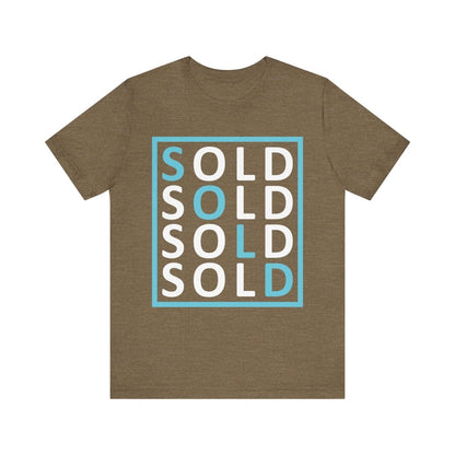 Sold 4 Ways Unisex Jersey Short Sleeve Tee - T-Shirt | ShirtyAgents