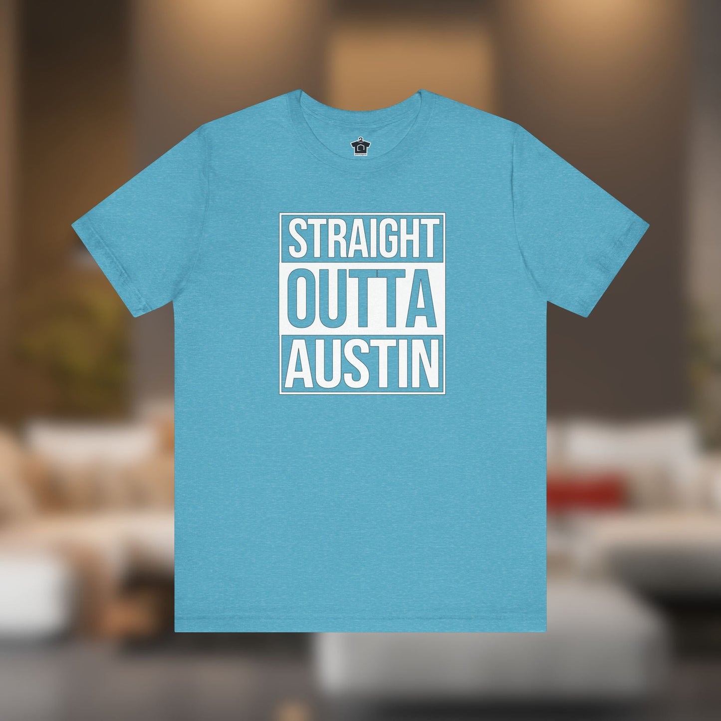 Straight Outta Austin - Texas Pride T-Shirt - T-Shirt | ShirtyAgents