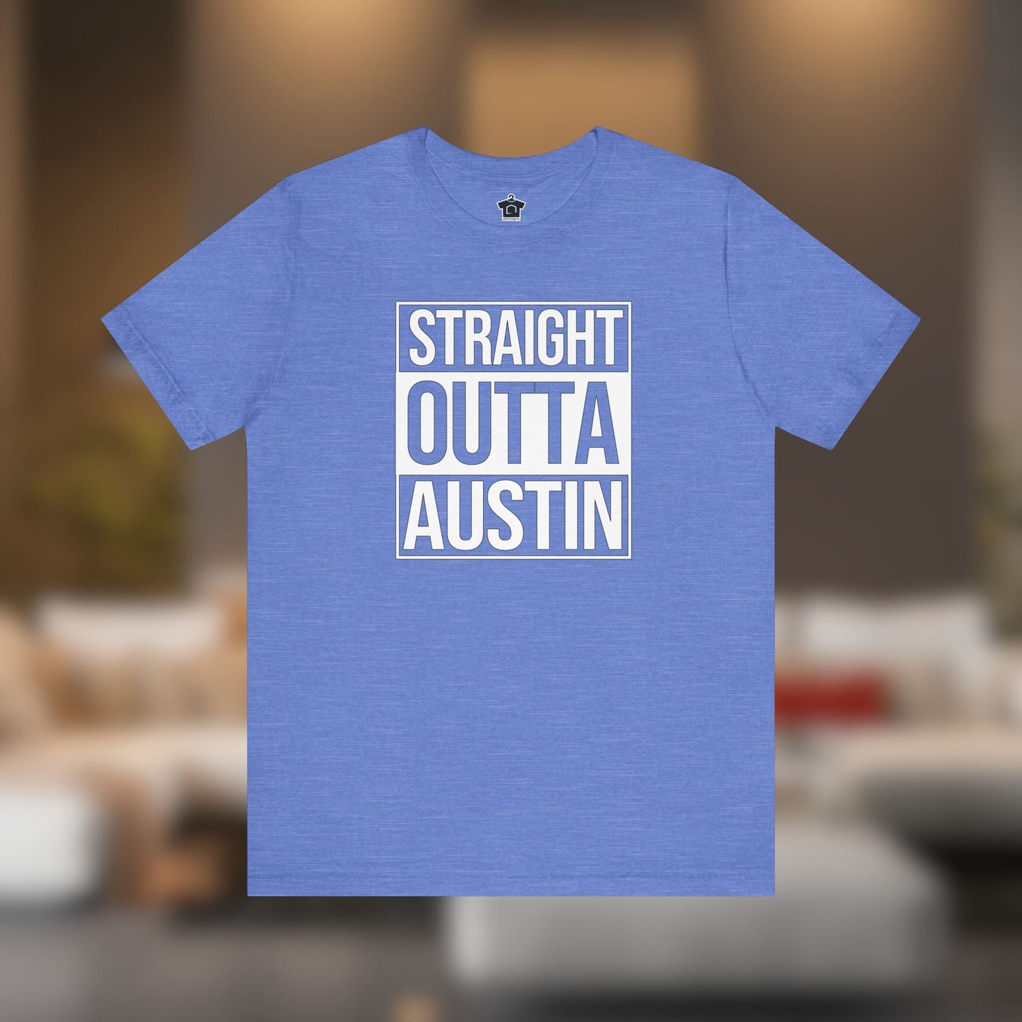 Straight Outta Austin - Texas Pride T-Shirt - T-Shirt | ShirtyAgents