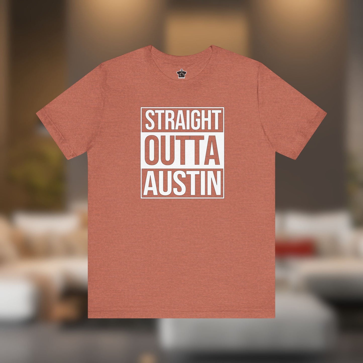Straight Outta Austin - Texas Pride T-Shirt - T-Shirt | ShirtyAgents