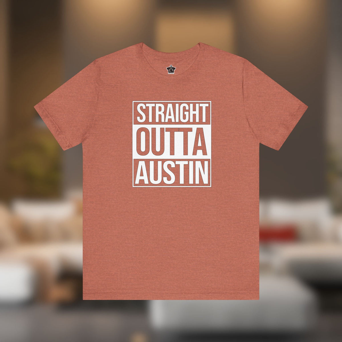 Straight Outta Austin - Texas Pride T-Shirt - T-Shirt | ShirtyAgents