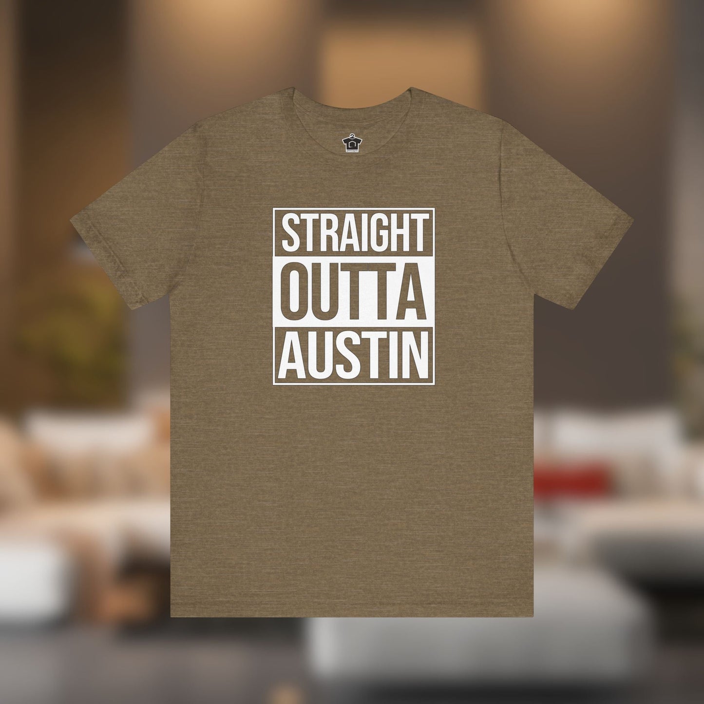 Straight Outta Austin - Texas Pride T-Shirt - T-Shirt | ShirtyAgents