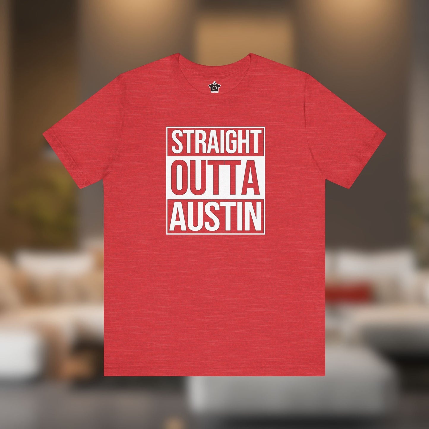 Straight Outta Austin - Texas Pride T-Shirt - T-Shirt | ShirtyAgents