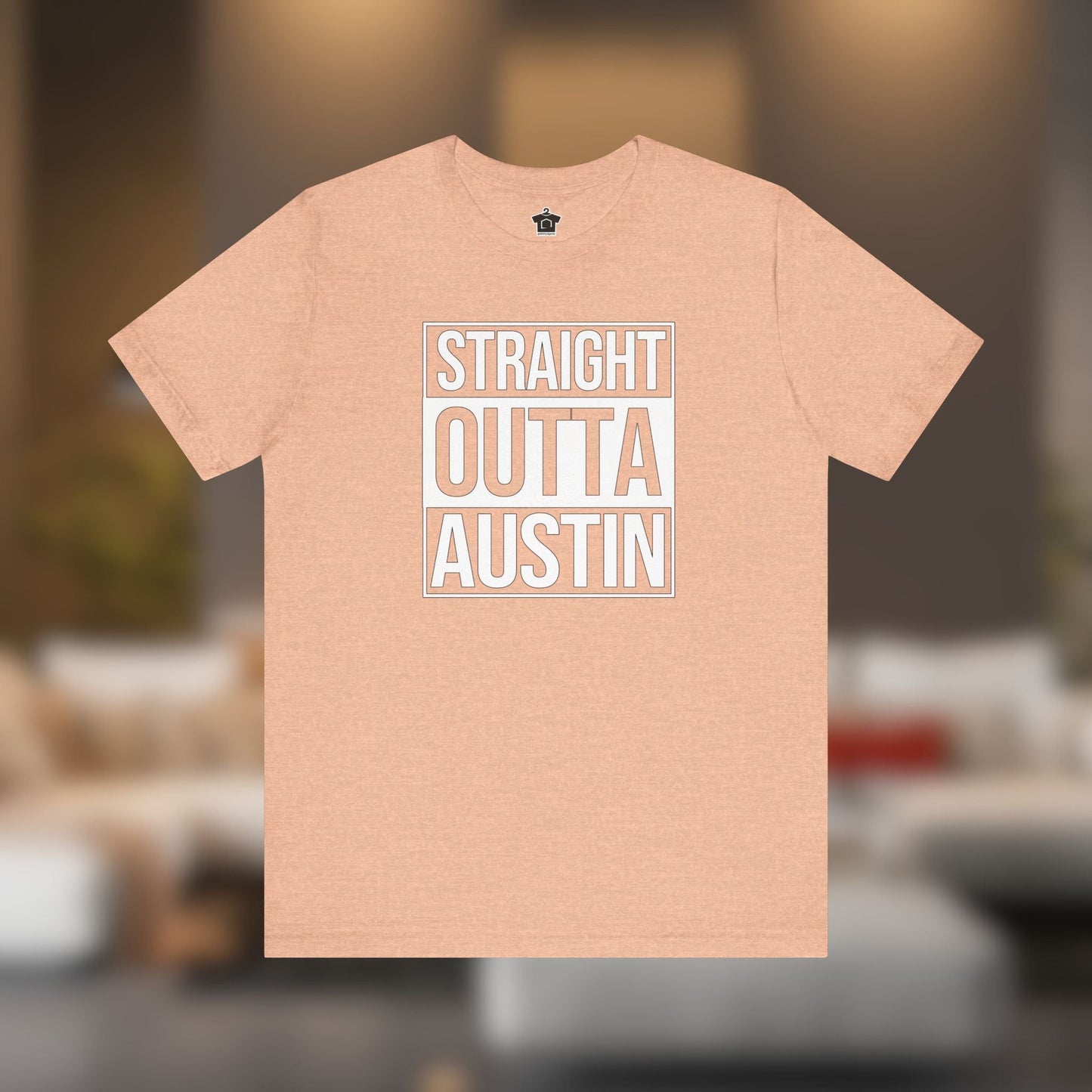 Straight Outta Austin - Texas Pride T-Shirt - T-Shirt | ShirtyAgents