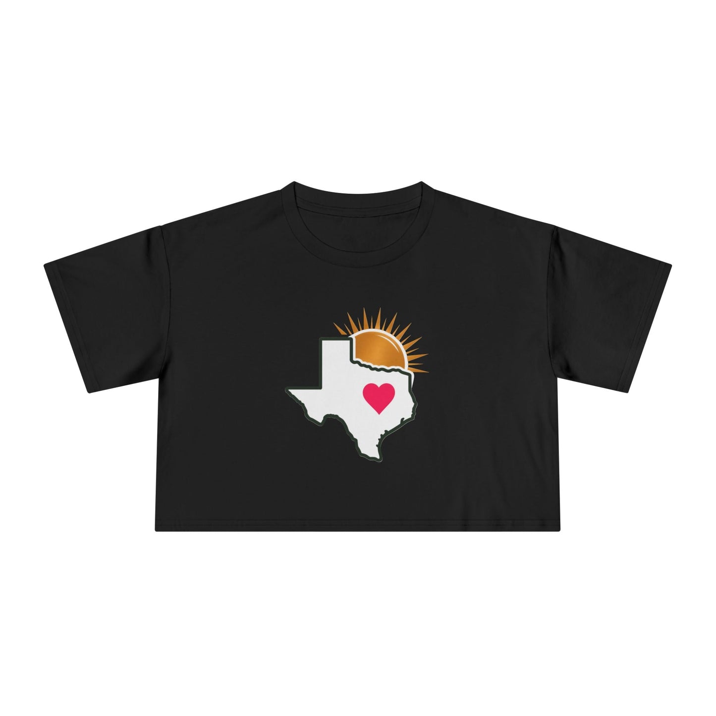 Sun City Savvy Logo | Women's Crop Tee - T-Shirt | ShirtyAgents