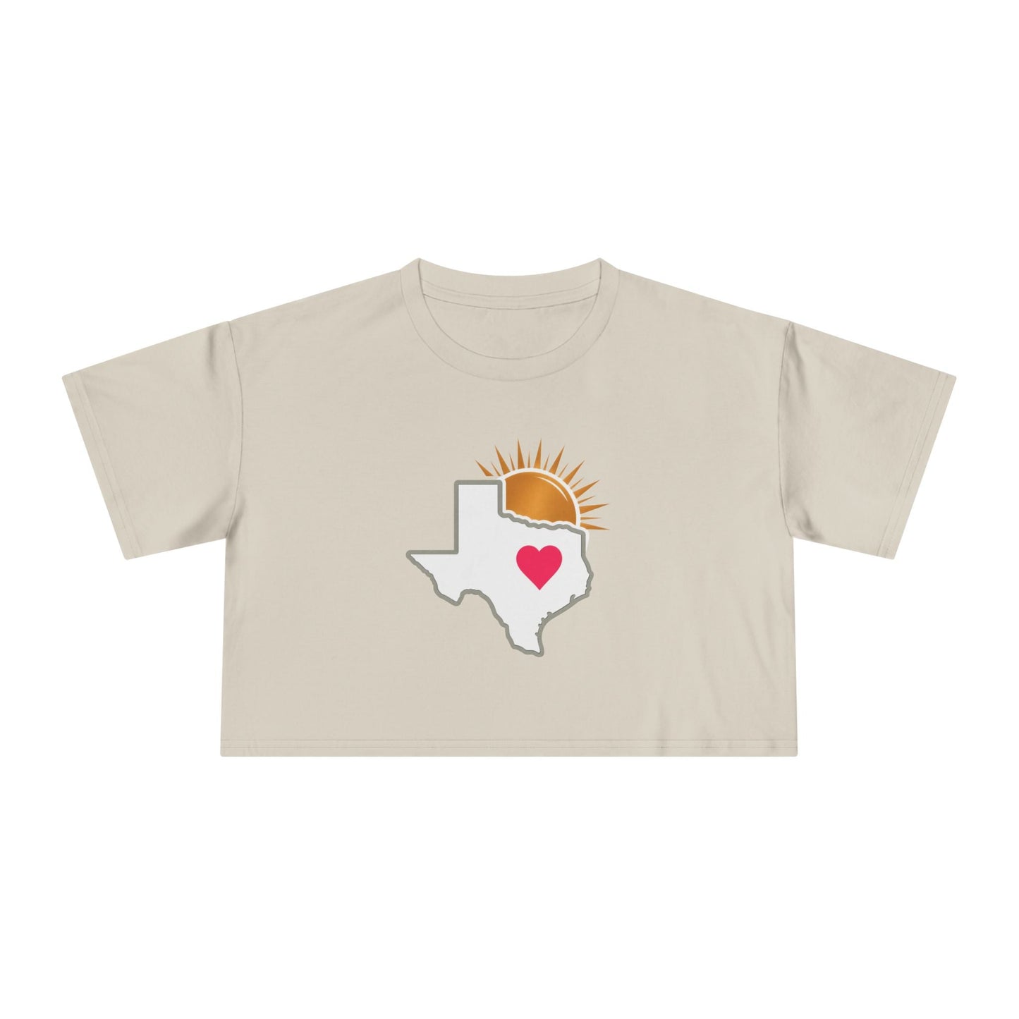 Sun City Savvy Logo | Women's Crop Tee - T-Shirt | ShirtyAgents