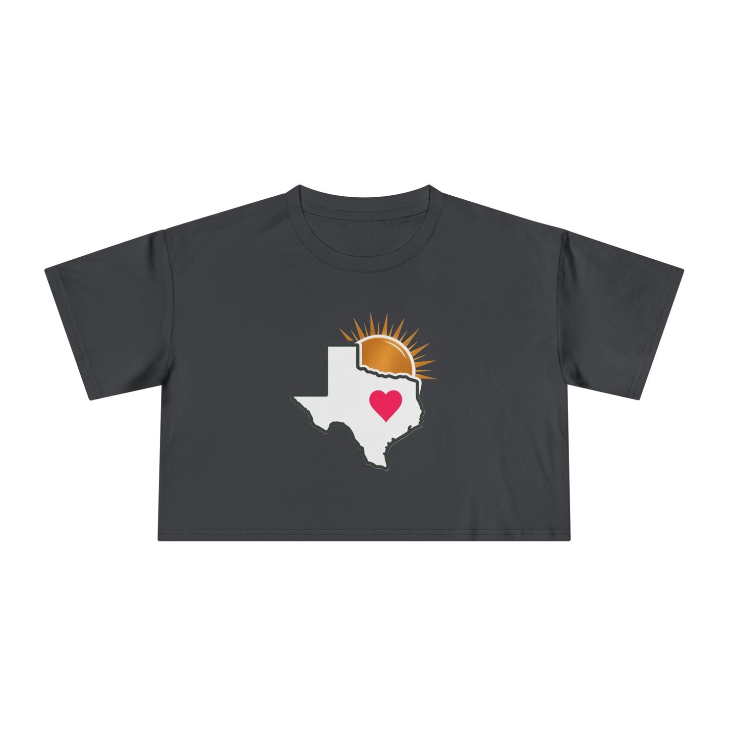 Sun City Savvy Logo | Women's Crop Tee - T-Shirt | ShirtyAgents