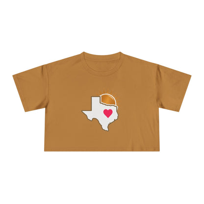 Sun City Savvy Logo | Women's Crop Tee - T-Shirt | ShirtyAgents