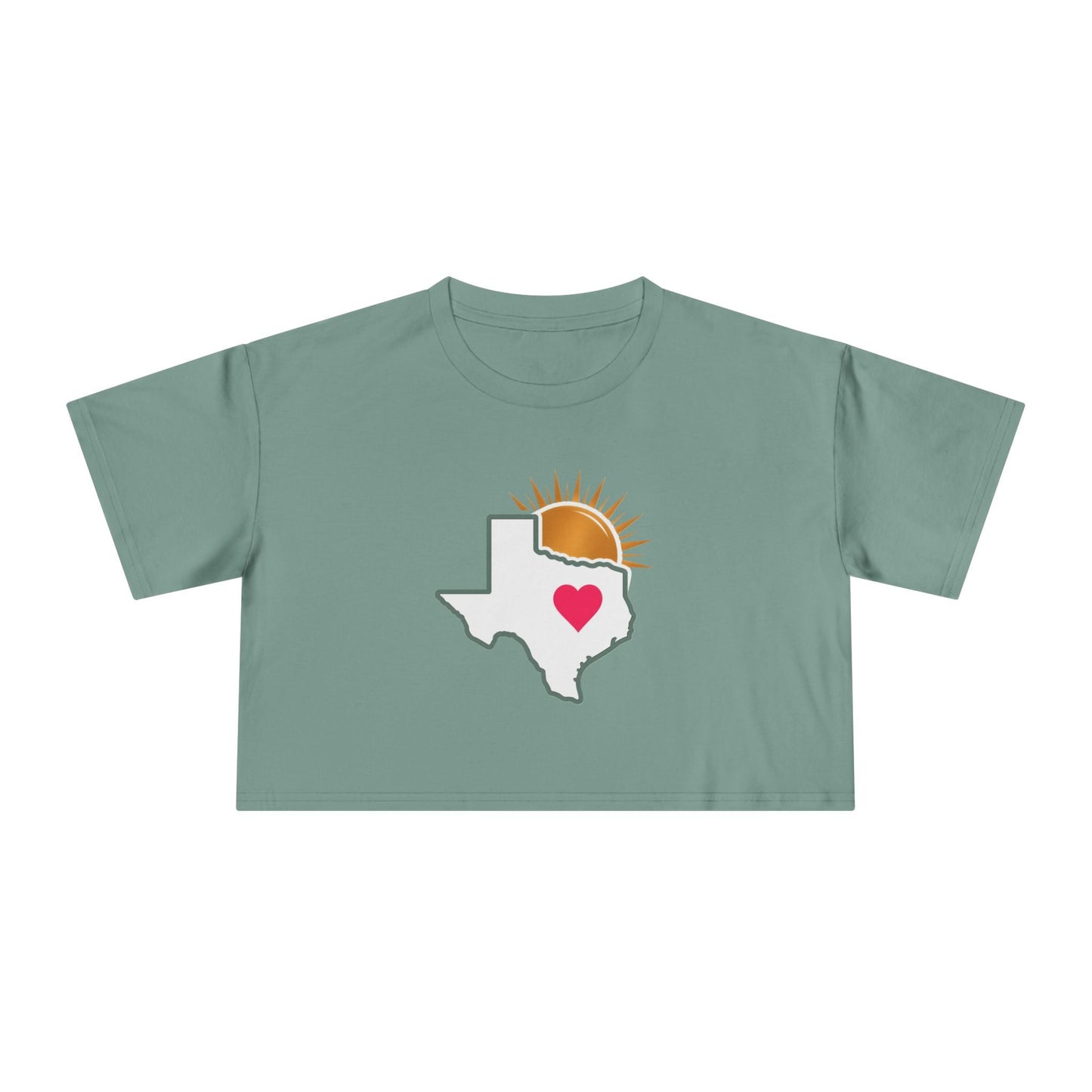 Sun City Savvy Logo | Women's Crop Tee - T-Shirt | ShirtyAgents