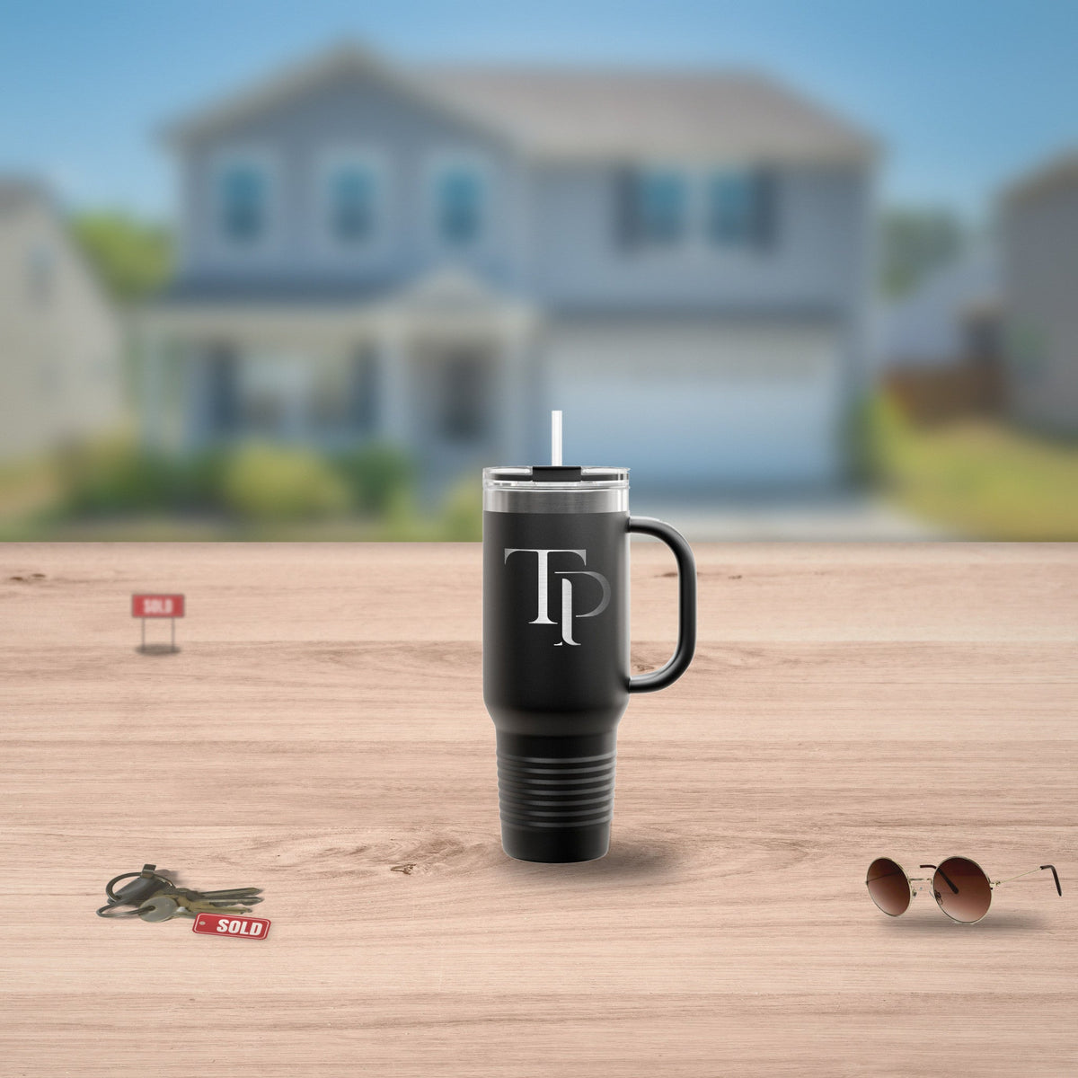 Tami Price Properties | 40oz Handle Tumbler, Engraved - Mug | ShirtyAgents