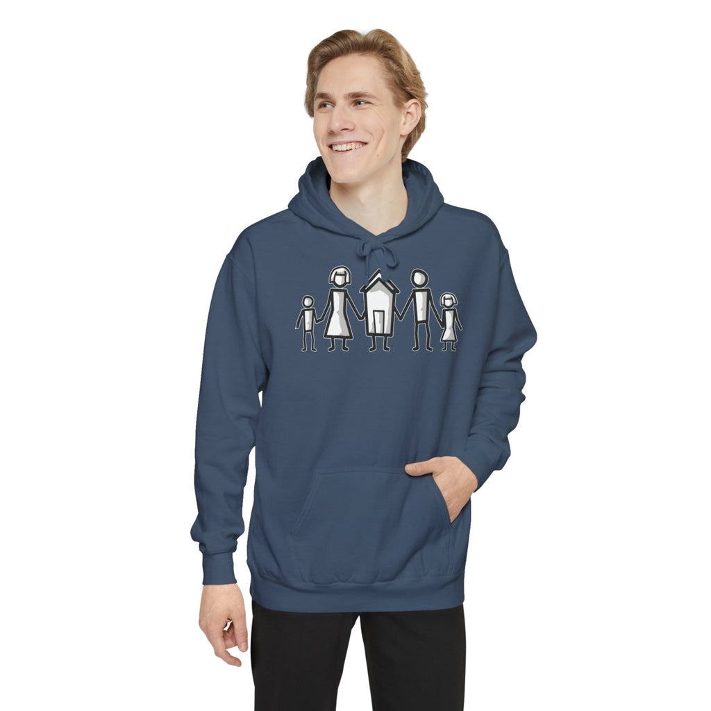 The House Is A Part Of The Family Hoodie - Hoodie | ShirtyAgents