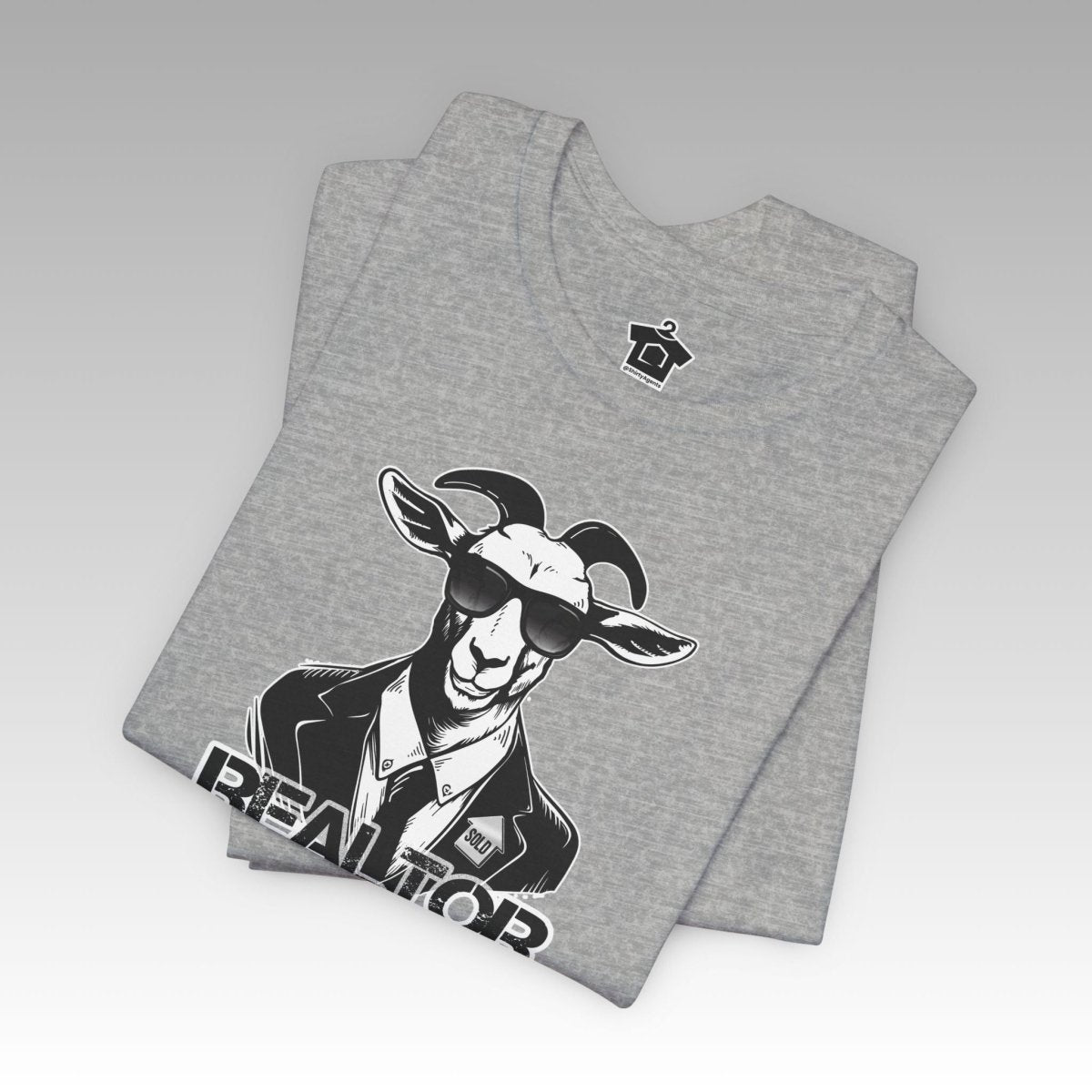 This REALTOR® Is The GOAT – Ultimate Real Estate Tee - T-Shirt | ShirtyAgents