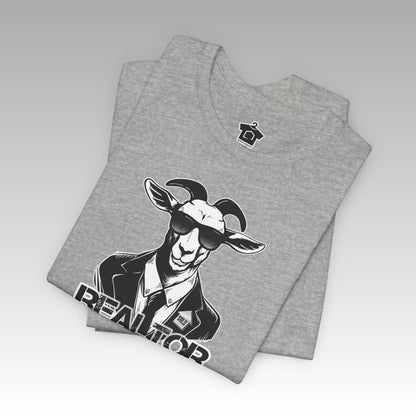 This REALTOR® Is The GOAT – Ultimate Real Estate Tee - T-Shirt | ShirtyAgents