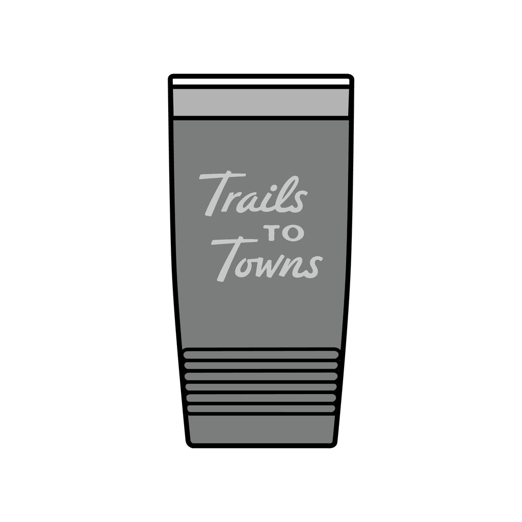 Trails to Towns by Greg Goad | 20oz Insulated Tumbler, Engraved - Mug | ShirtyAgents