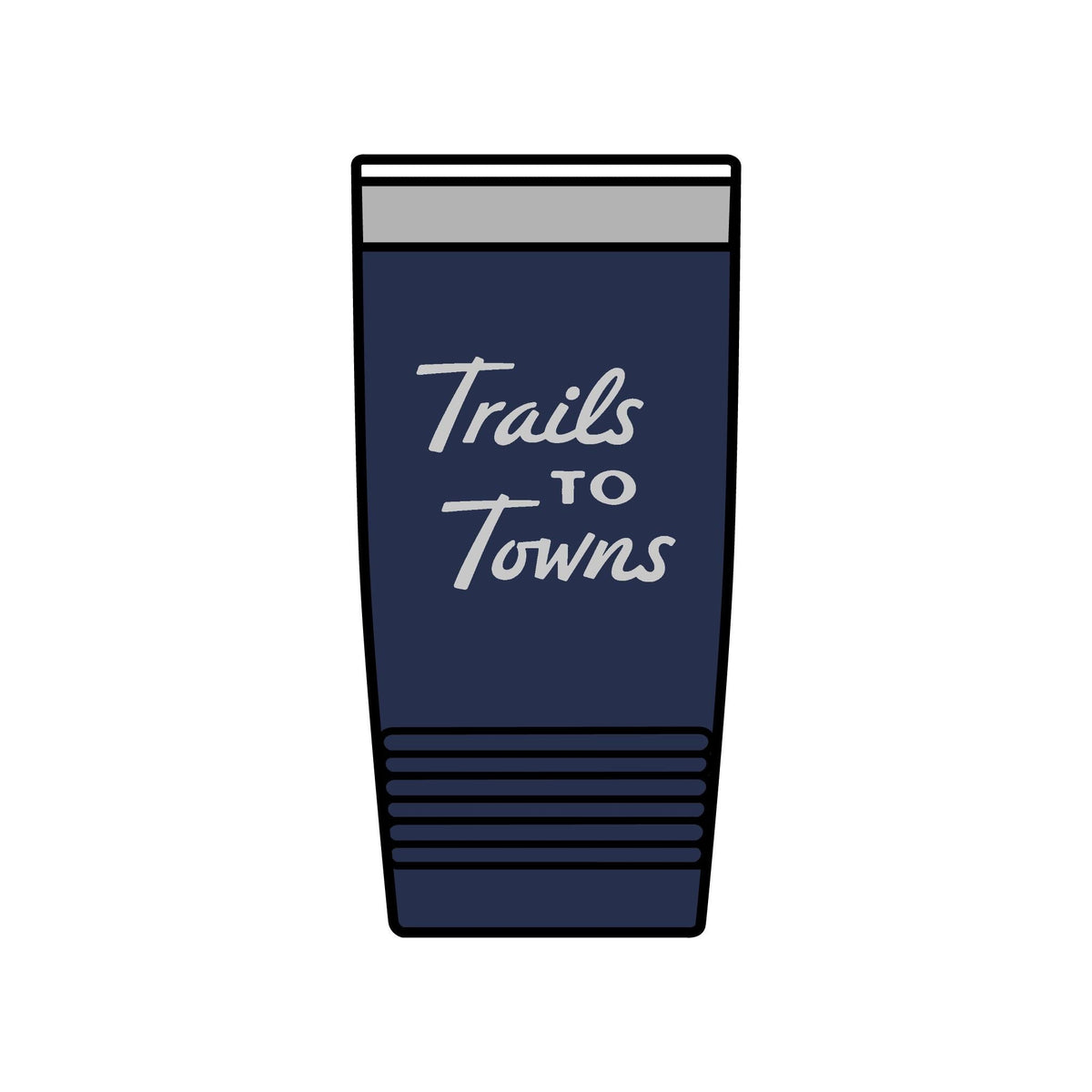 Trails to Towns by Greg Goad | 20oz Insulated Tumbler, Engraved - Mug | ShirtyAgents