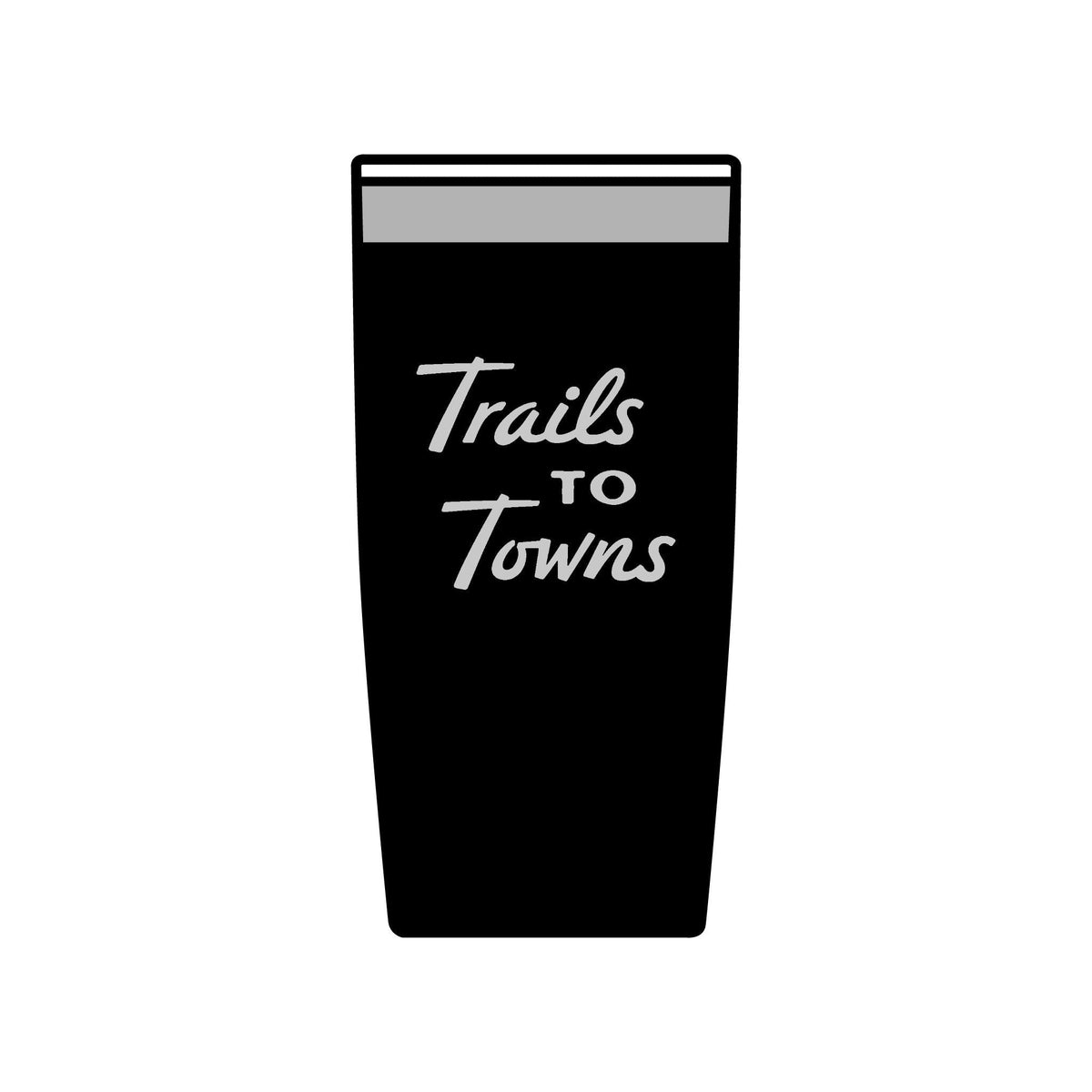 Trails to Towns by Greg Goad | 20oz Insulated Tumbler, Engraved - Mug | ShirtyAgents