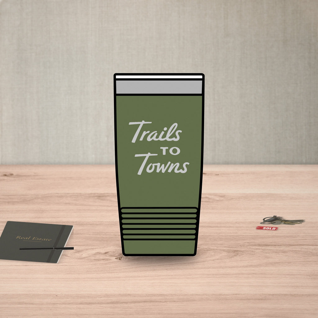Trails to Towns by Greg Goad | 20oz Insulated Tumbler, Engraved - Mug | ShirtyAgents