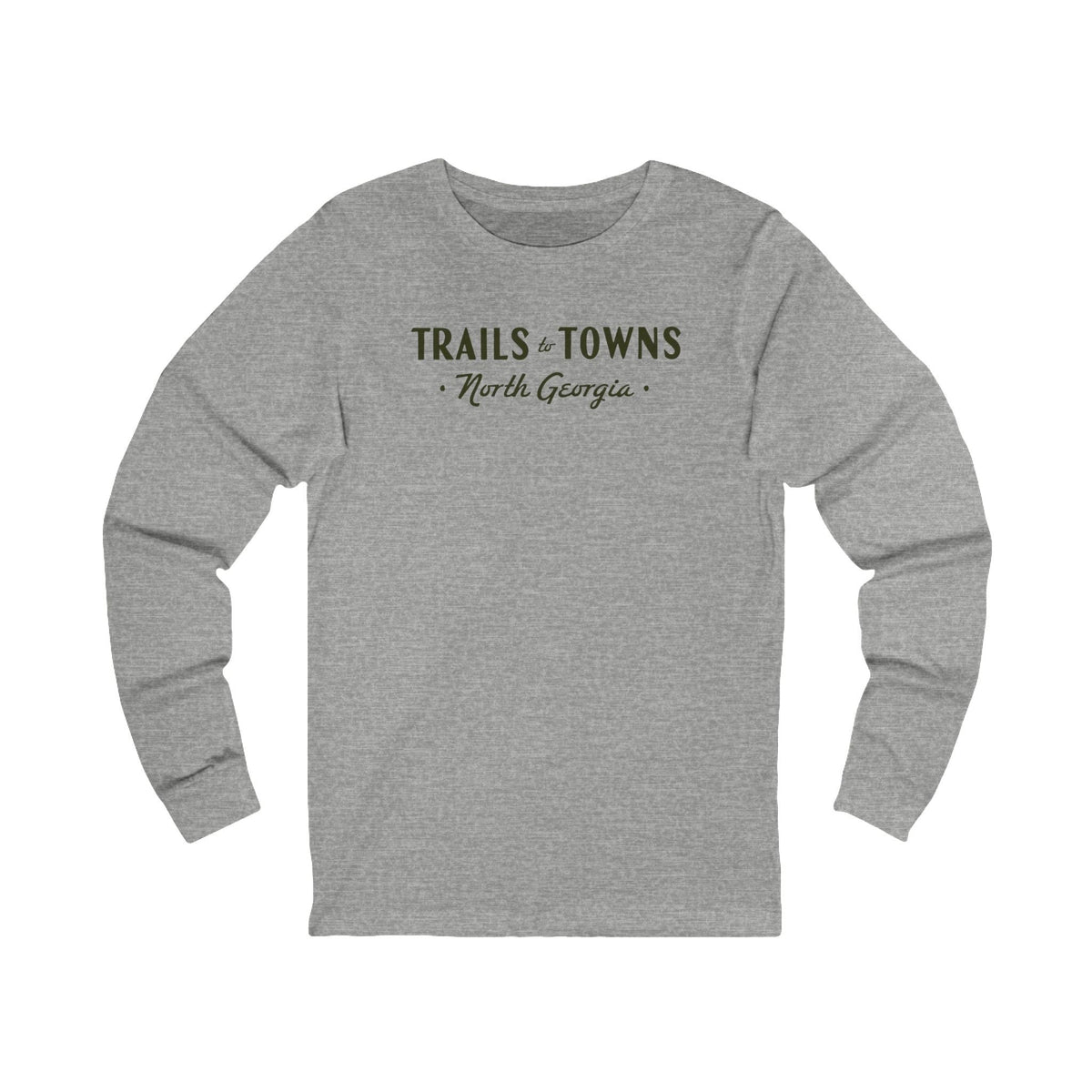 Trails to Towns North Georgia by Greg Goad | Long Sleeve Tee - Long-sleeve | ShirtyAgents