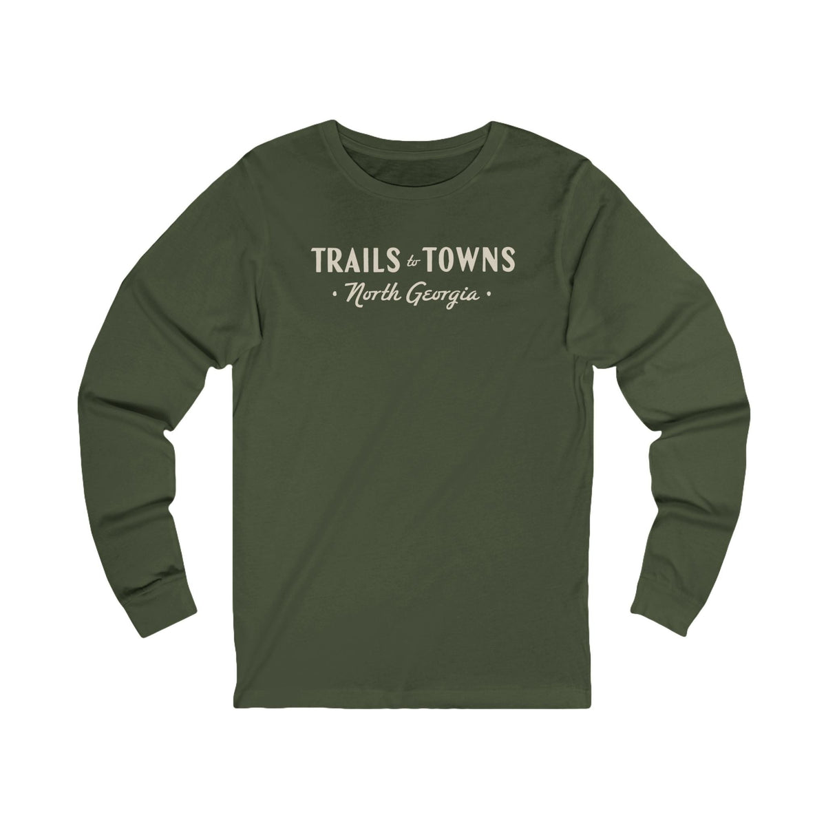 Trails to Towns North Georgia by Greg Goad | Long Sleeve Tee - Long-sleeve | ShirtyAgents