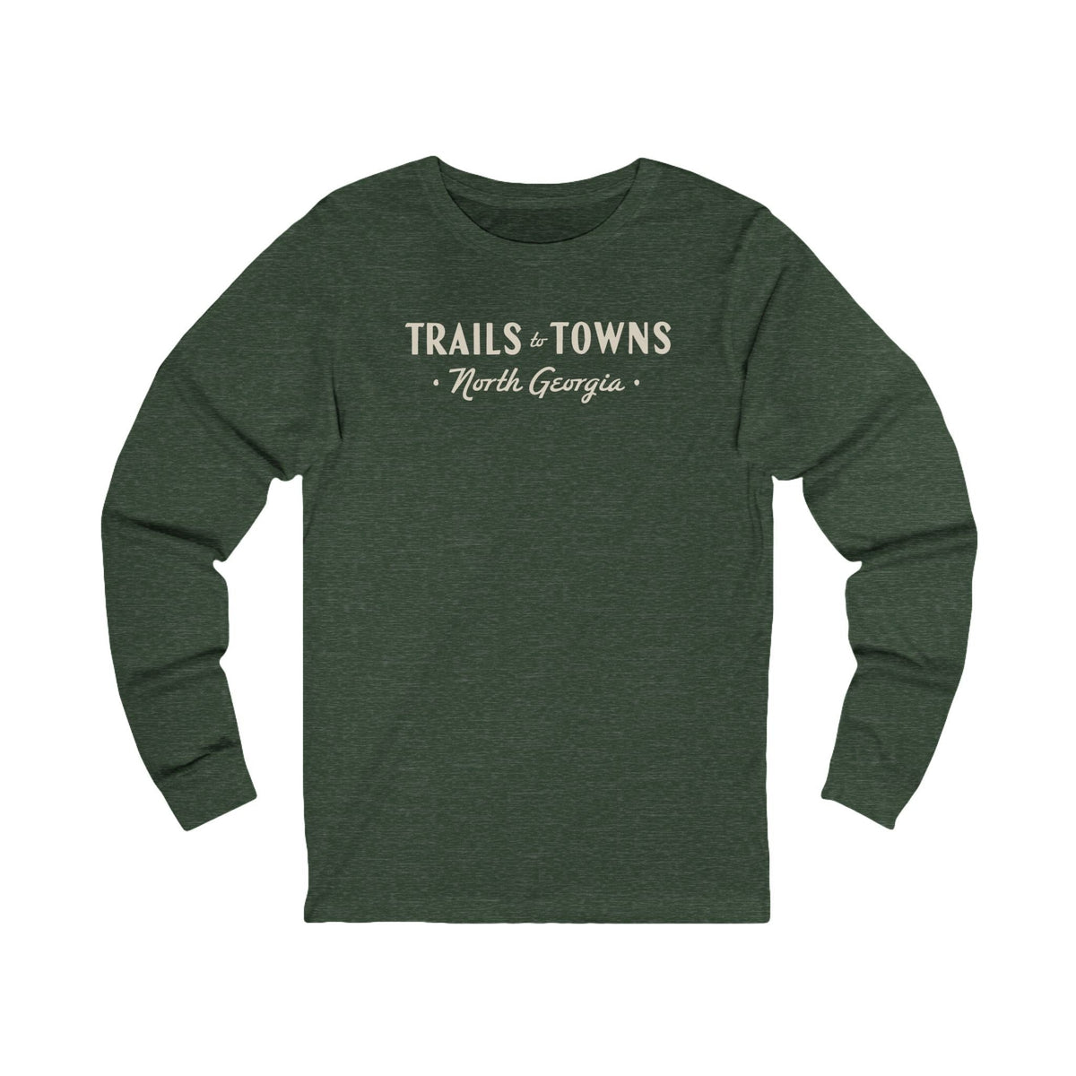 Trails to Towns North Georgia by Greg Goad | Long Sleeve Tee - Long-sleeve | ShirtyAgents