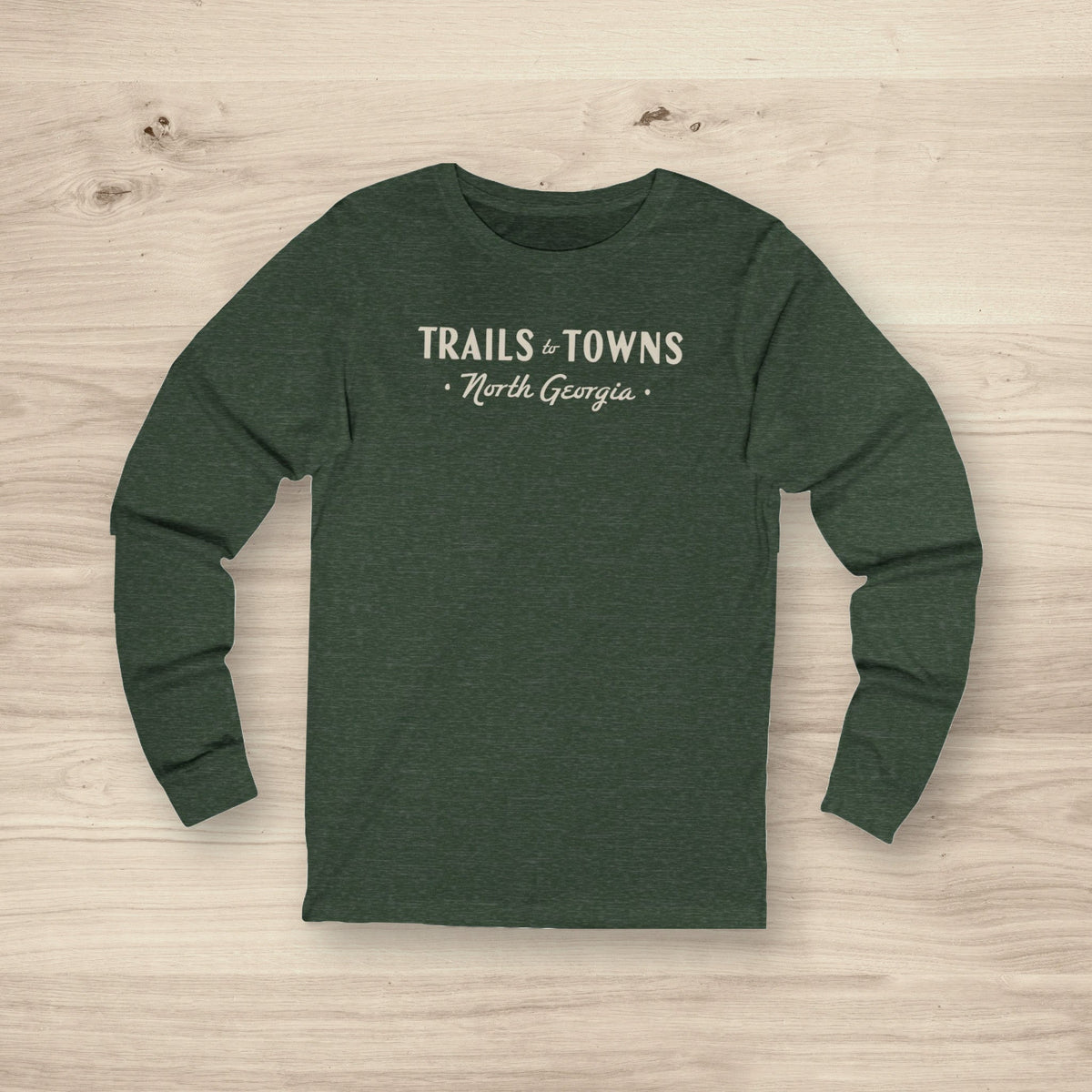 Trails to Towns North Georgia by Greg Goad | Long Sleeve Tee - Long-sleeve | ShirtyAgents