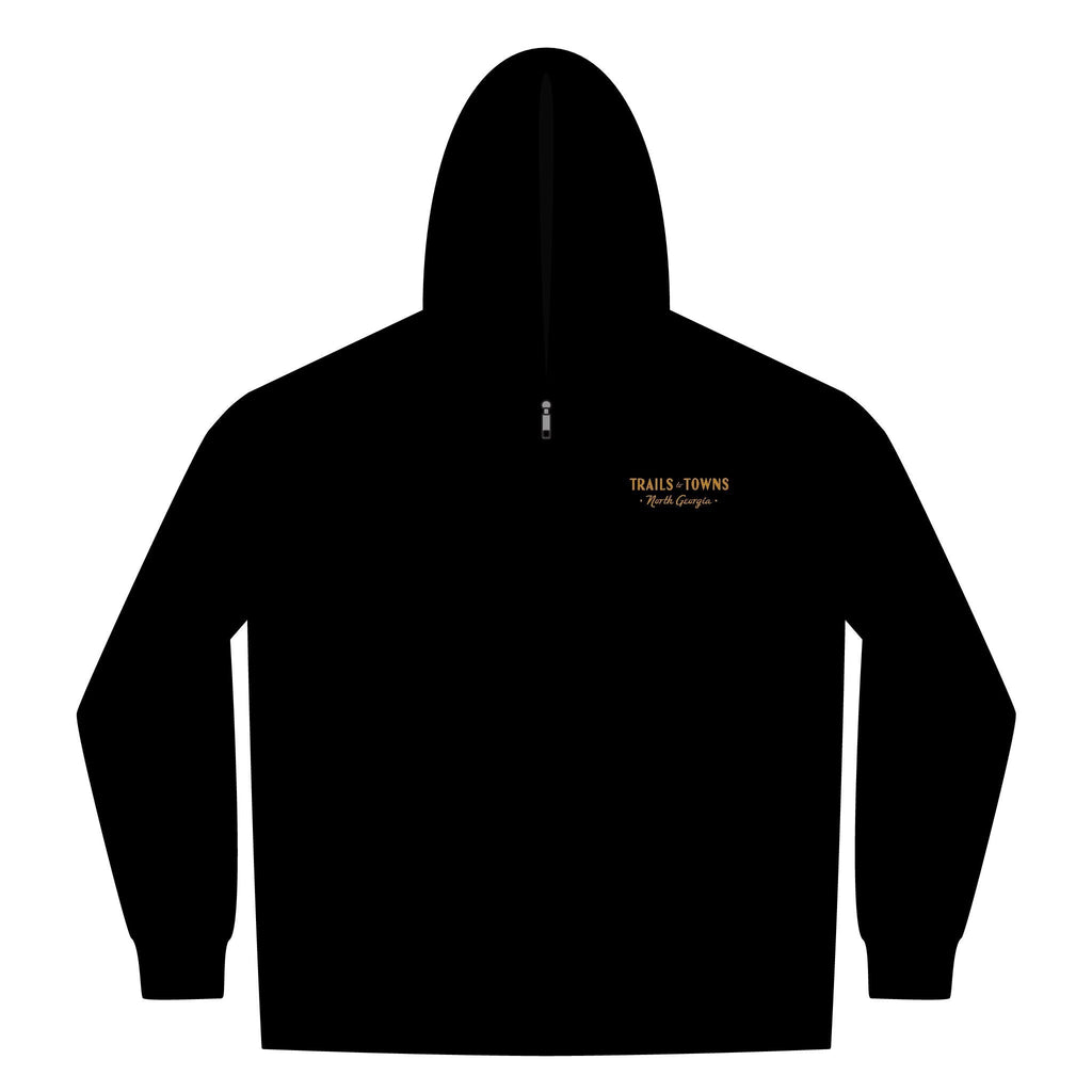 Trails to Towns North Georgia by Greg Goad | Sherpa-Lined Hooded Jacket - Hoodie | ShirtyAgents