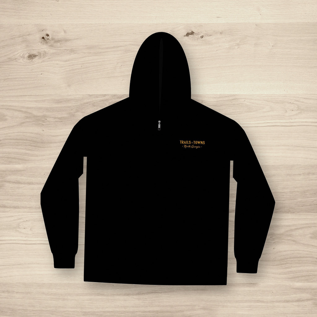 Trails to Towns North Georgia by Greg Goad | Sherpa-Lined Hooded Jacket - Hoodie | ShirtyAgents